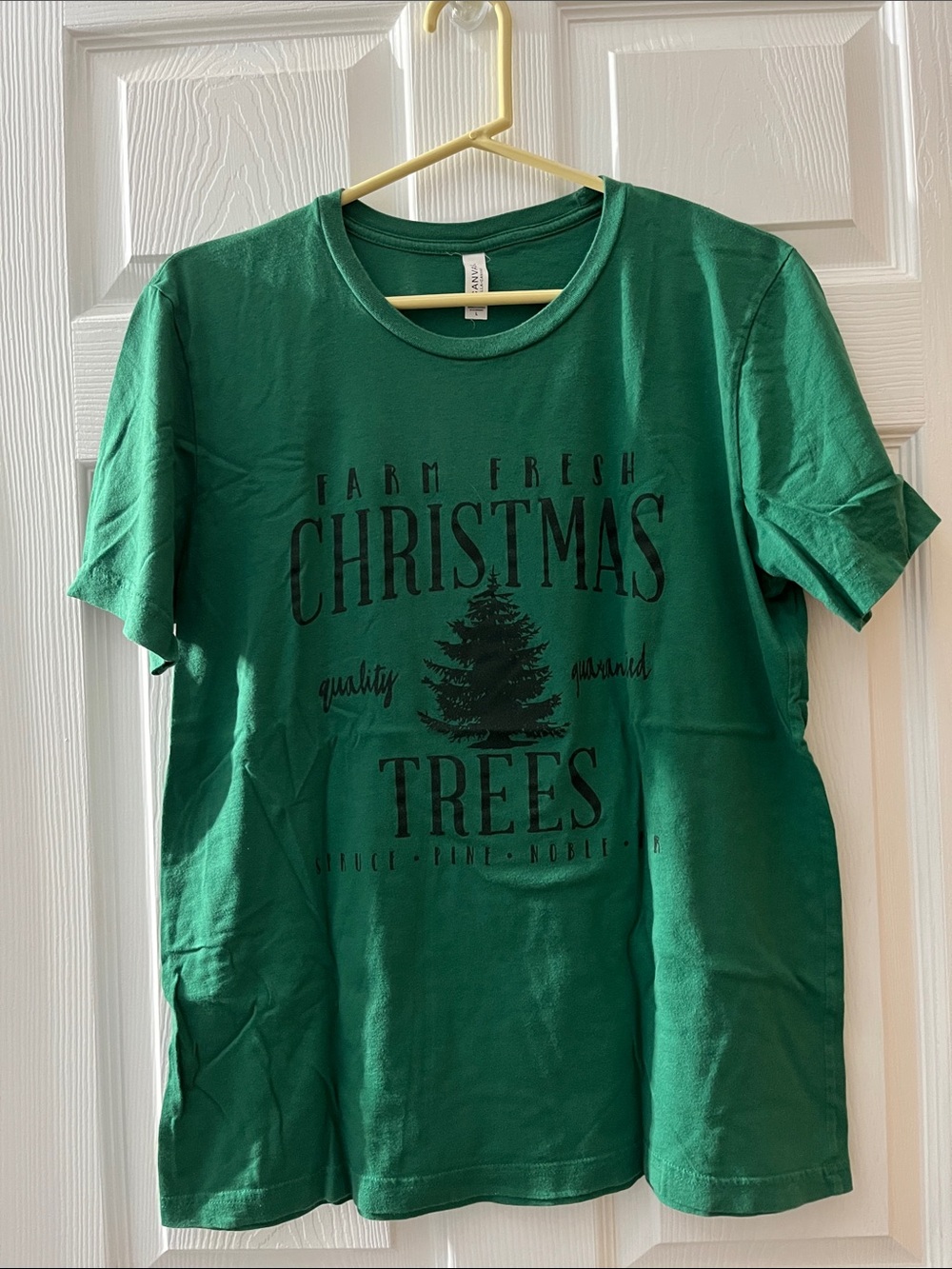 Green 'Farm Fresh Christmas Trees' Graphic Tee